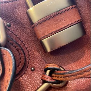 Chloe Paddington Purse Saddle Leather Shoulder Purse 100% Authentic